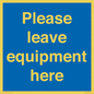 MV6189: Please leave equipment here