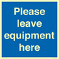 MV6189: Please leave equipment here