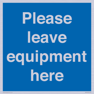 MV6189: Please leave equipment here
