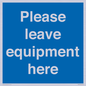 MV6189: Please leave equipment here