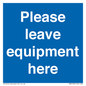 MV6189: Please leave equipment here