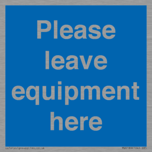 MV6189: Please leave equipment here