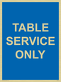 MV6212: Table service only
