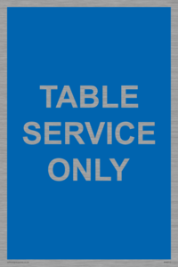 MV6212: Table service only