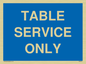 MV6212: Table service only
