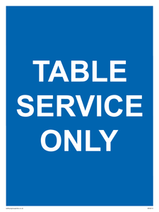 MV6212: Table service only