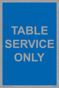 MV6212: Table service only