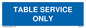 MV6212: Table service only