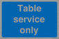 MV6212: Table service only