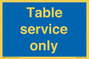 MV6212: Table service only