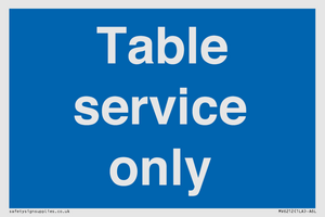 MV6212: Table service only