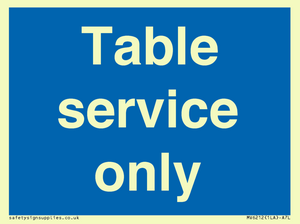 MV6212: Table service only