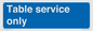 MV6212: Table service only