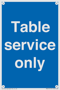 MV6212: Table service only