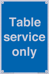 MV6212: Table service only