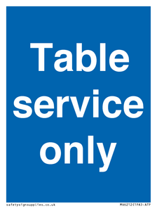 MV6212: Table service only