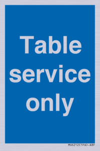 MV6212: Table service only