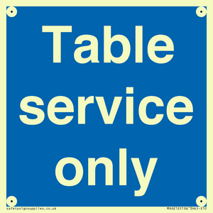 MV6212: Table service only