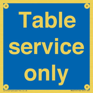 MV6212: Table service only