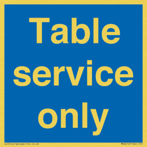 MV6212: Table service only