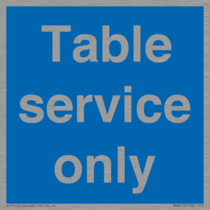 MV6212: Table service only