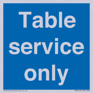 MV6212: Table service only