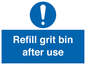 MV6316: Refill grit bin after use