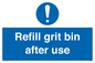 MV6316: Refill grit bin after use