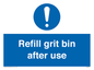 MV6316: Refill grit bin after use