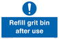 MV6316: Refill grit bin after use