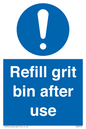 MV6316: Refill grit bin after use