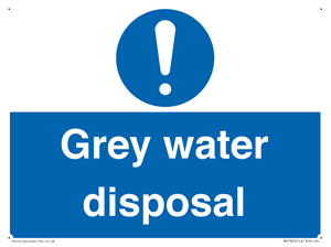 MV7329: Grey water disposal