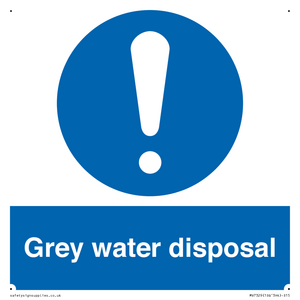 MV7329: Grey water disposal
