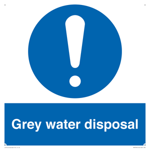 MV7329: Grey water disposal