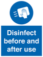 MV7331: Disinfect before and after use