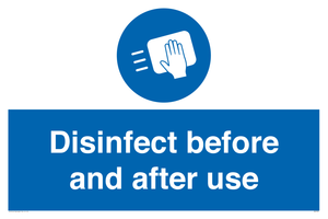 MV7331: Disinfect before and after use
