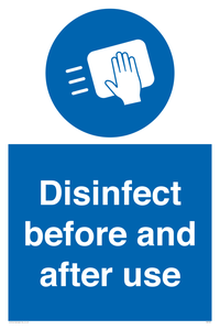 MV7331: Disinfect before and after use