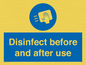 MV7331: Disinfect before and after use