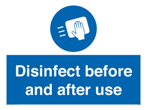 MV7331: Disinfect before and after use