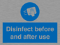 MV7331: Disinfect before and after use