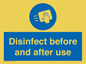 MV7331: Disinfect before and after use