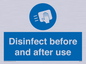 MV7331: Disinfect before and after use