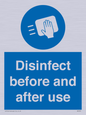 MV7331: Disinfect before and after use