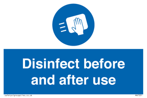 MV7331: Disinfect before and after use