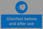 MV7331: Disinfect before and after use