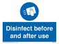 MV7331: Disinfect before and after use