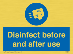 MV7331: Disinfect before and after use