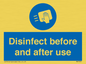 MV7331: Disinfect before and after use