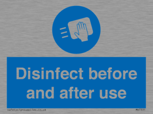 MV7331: Disinfect before and after use