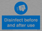 MV7331: Disinfect before and after use